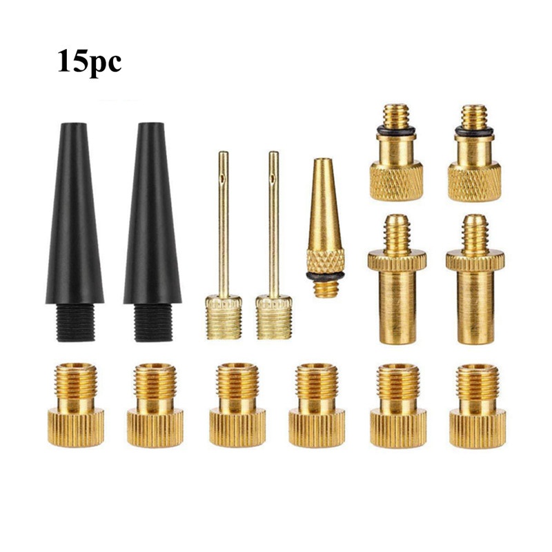 3pcs Bike Bicycle Presta to Schrader Valve Adapters Valve Extension Pump ToolsBH