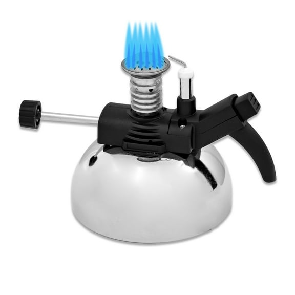 Super Burner Tabletop Cigar Lighter - Silver