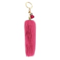 thumbnail image 1 of Adorable Animal Furry Tail Keychain Hanger Plushy Tail Unique Key Accessory For Bags Purses Keys, 1 of 6