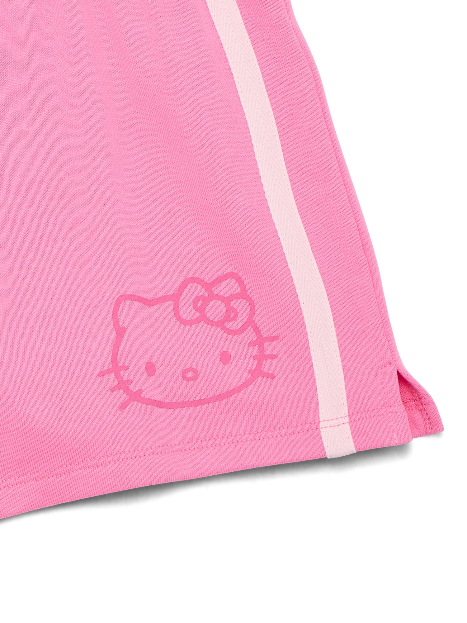 Sanrio Hello Kitty Girls French Terry Shorts, Sizes 4-16