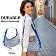 thumbnail image 5 of Lightweight Hobo Bag featuring Daisy Artwork Adjustable Strap Smooth Zipper Nylon Material Perfect for Daily Use and Travel, 5 of 5