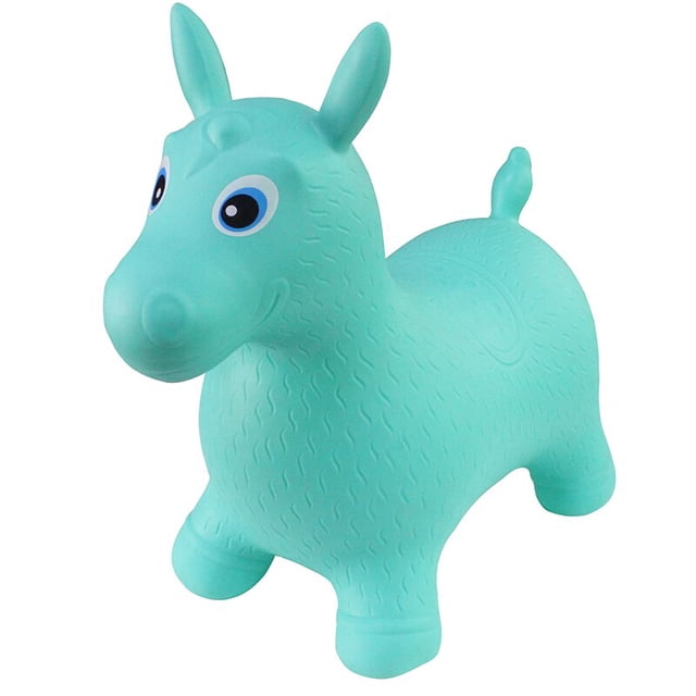 Juguetes inflables para niños, caballo inflable para bebés, unicornio, montaje de PVC, engrosamiento, montar al aire libre, juguetes para niños y niñas, regalo de cumpleaños para bebés