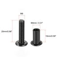 thumbnail image 2 of Unique Bargains M6x0.98'' Hex Socket Screw Post Carbon Steel Black 10 Sets, 2 of 3