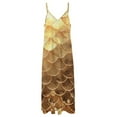 thumbnail image 4 of Mermaid Fish Scales Sleeveless Dress Women's Luxury Party Dress Birthday Dresses for Women, 4 of 7