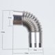 thumbnail image 3 of Camping Heating Stoves Chimney Accessory Portable Tent Firewood Stoves Chimney Bent and Straight ChimneyTube, 3 of 5