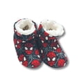 thumbnail image 3 of Pantuflas de Spider-Man para niños pequeños Zapatillas de bota difusa para niños Fam Together Slippers, 3 of 5