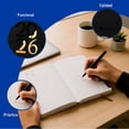 thumbnail image 3 of Agenda 2026 Bluelander con Pestañas, Pasta PU, Negro, 3 of 5