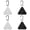 Black+White, variant on PULSE Ultrasonic Tick Repelling Device, Lightweight USB-C Wearable Device for Hiking, Camping, Gardening, and Travel