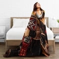 thumbnail image 4 of Roman Reigns Blanket, Super Soft Throw Blanket, Cozy Flannel Blankets For Boys Girls, Warm Blankets For Couch Sofa Bed, 80"X60", 4 of 9