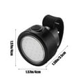 thumbnail image 3 of Bicycle Headlight & Taillight Set | 24 COB LED Lamp Beads - 100 Lumens | Mini Portable Design | USB Rechargeable | Water-Resistant | Easy Snap Installation for Mountain & Road Bikes, 3 of 6