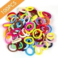 thumbnail image 1 of TIMIFIS Hair Ties 100 Pcs Girl Elastic Hair Ties Band Rope Ponytail Bracelet Rubber String - Summer, 1 of 4