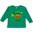 thumbnail image 3 of Inktastic Cute Leprechaun for St. Patrick's Day Boys or Girls Long Sleeve Toddler T-Shirt, 3 of 5