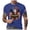 Blue, variant on 250 Anniversary USA 250th American Flag Patriotic 250 Years Tshirts Shirts for Men (AG,XXL)