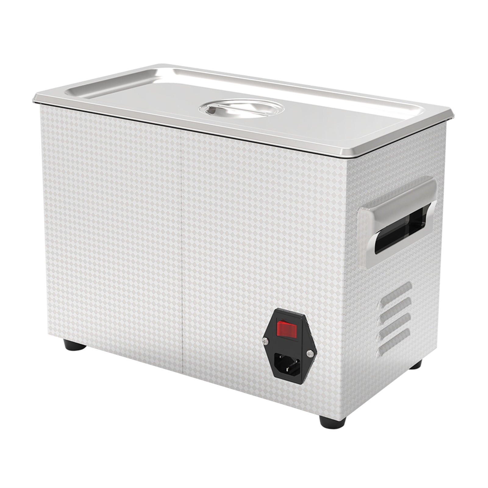 Ultrasonic Cleaner 4.5L 180W Stainless Steel Bath Dial Adjust Heater Timer Cleaning Medical Fuel Injector Nozzle ,Strong Cleaning