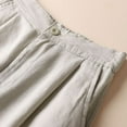 thumbnail image 3 of uublik Lounge Pants Women Beige Stretchy Wide Leg Casual Pants Comfy High Waist Flowy Pants, 3 of 3