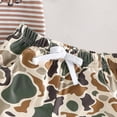 thumbnail image 6 of UngA Toddler Baby Boy Hunting Outfit Mallard Duck Jungle Camouflage Short Sleeve Zipper Tops Shorts Set Infant Summer Clothes (Camouflage,18-24 Months), 6 of 7