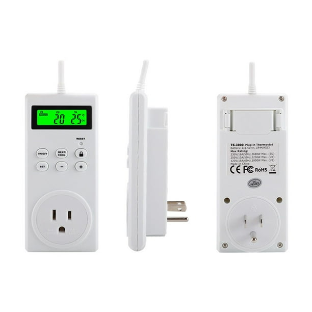 Smart Adjustable Wireless Temperature Timer Socket Thermoregulator