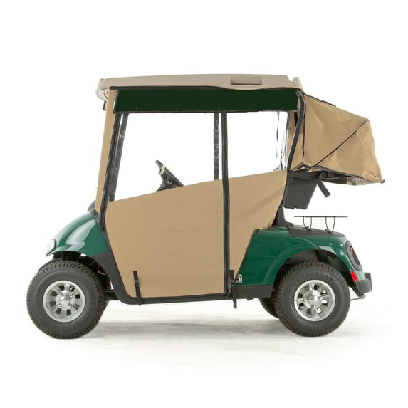 EZGO RXV Golf Cart PRO-TOURING Sunbrella Track Enclosure - Linen
