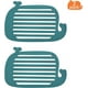 thumbnail image 5 of 2-Pack Soap Dish Holder Self Draining Silicone Soap Dishes, Flexible Soap Saver Easy to Clean, Easy Dry, Extend Soap Life, for Shower Bathroom Kitchen, Green, 5 of 5