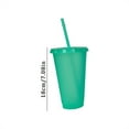 thumbnail image 3 of LHWEN Color Changing Plastic Cup 24oz with Lid and Large Capacity Temperature Sensing PP Tumbler Reusable and Dishwasher Perfect for Iced Coffee Juice and Cold Beverages Ideal for Kids and Adults Fun, 3 of 8