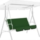 thumbnail image 2 of Sombrilla para Columpio de Banco de 2/3 Plazas, para Silla de Columpio de Jardín, Tafetán de Poliéster, Toldo Impermeable, Herramientas H, 2 of 5