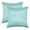 Aqua, variant on Aiking Home 18x18 Inches Faux Silk Square Throw Pillow Cover, Zipper Closure, Sand (Set of 2)