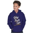 thumbnail image 3 of Way Truth and Life Christian Faith Youth Hoodie Boy Girl Teen Brisco Brands XS, 3 of 6