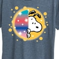 thumbnail image 3 of Peanuts - Snoopy Graffiti Peek - Women's Short Sleeve Graphic T-Shirt, 3 of 6