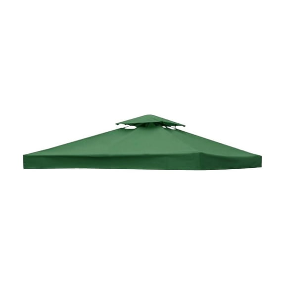 10x10 FT Gazebo Replacement Canopy – Waterproof 2-Tier Top Cover with Air Vent – UV-Resistant Polyester Sunshade for Outdoor Pergolas, Pop-Up Tents & Patio Shelters