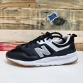 thumbnail image 3 of NEW BALANCE 997H Leather Athletic Running Shoes Men’s Sz 10 Black White CM997HCO, 3 of 5
