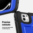 thumbnail image 4 of Case for iPad Pro 13 (M4/M5) 2024/2025 with 360 Rotating Stand, Shoulder Strap, Heavy Duty Shockproof Cover, Deep Blue, 4 of 7