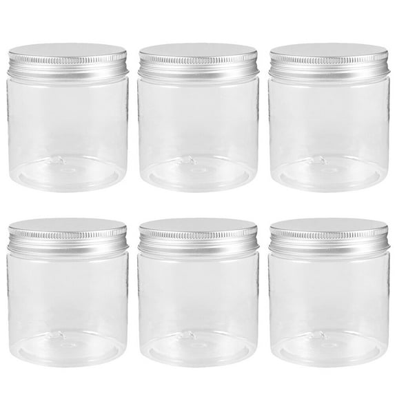 WhitBeach Mini Jars 8.45oz - 6 Pack, Regular Mouth Jar with Lids and Seal Bands, Small Glass Canning Jar for Spice, Jam, Honey, Jelly, Dessert, Shower Wedding Favors, DIY Candles Decor