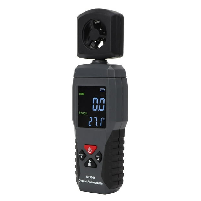 Anémomètre Numérique, Mesureur de Vent à Main de Capteur Intelligent Wind Speed Meter Wind Speed Meter Intégration Transparente