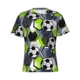 thumbnail image 4 of Vsdgher Football Print Men's Dry Fit Mesh Athletic Shirts Moisture Wicking Tennis T-Shirt Tops, 4 of 9