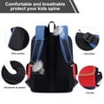 thumbnail image 3 of Mochila infantil weiatas pequeña roja azul 36x26x13 cm, 3 of 7