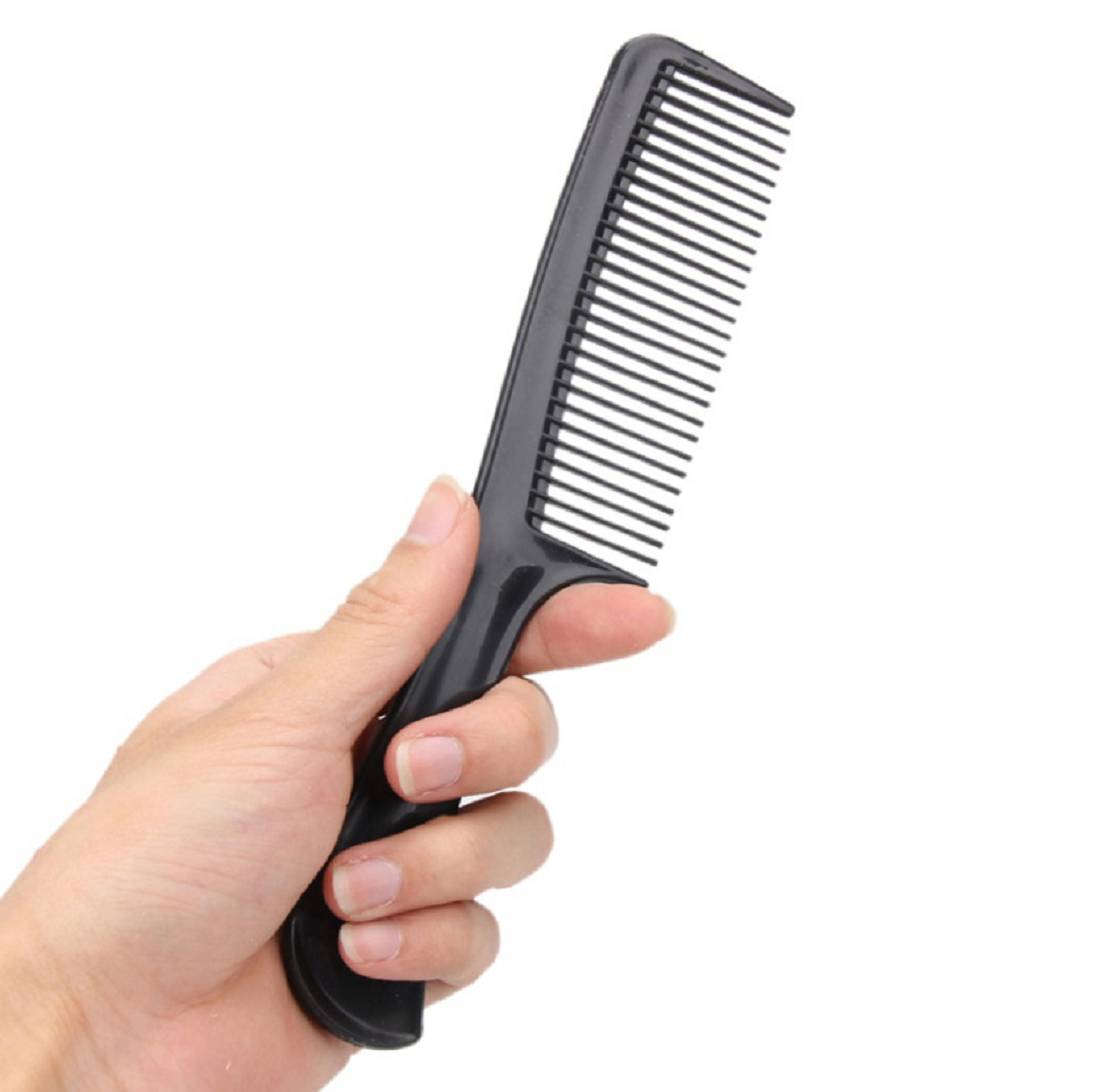 10-Piece Professional Salon Hairdressing Comb Set  Durable Anti-Static Plastic Barber Combs for All Hair Types & Styling Needs TIKA
