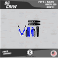 thumbnail image 2 of Kalair GFX Graphics Kit for Kayo K6EFI 250 Dirt Bike (2021+) Og-crew Series, 2 of 5
