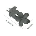 thumbnail image 6 of Solid Color Strong Grip Hair Clip Exquisite Anti-slip Elegant Flower Butterflies Decor Hairpin Hair Accessories, 6 of 7