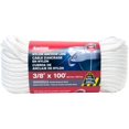 thumbnail image 2 of Mibro 459021BG 0.37 in. x 100 ft. White Nylon Double Diamond Braid Anchor Line Rope, 2 of 2