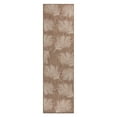 thumbnail image 2 of World Rug Gallery Contemporary Palm Leaves Textured Flat Weave Indoor/Outdoor Area Rug - BROWN 2'x7', 2 of 9