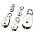 thumbnail image 1 of Stainless Steel Pulley M15/M20 M25 M32 M50 Single Wheel Swivel Lifting Rope Pulley Set Lifting Wheel Tools ,Easy Installation, 1 of 5