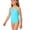 Mint Green, variant on Girls Jumpsuits Solid Color Backless Spaghetti Strap Ballet Leotard Gymnastics Practice Dancewear Comfortable Girls Romper Size 2-3Y