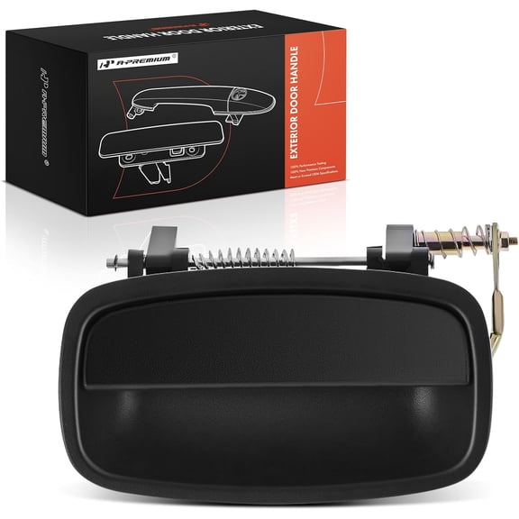 A-Premium Rear Left Driver Side Exterior Door Handle Compatible with Kia Sportage 1995-2000, Textured Black, Replace# 0K026-73410