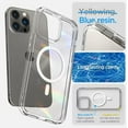 thumbnail image 2 of iPhone 14 Pro Clear Magnetic Case Compatible with Magsafe, [Yellow Resistant] Hard Back Cover Soft Silicone, Slim Thin fit Shockproof Protective Phone Case for 14 Pro, 2 of 5