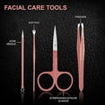 thumbnail image 3 of Stainless Steel Manicure Set Pedicure kit Scissor Tweezer Ear Pick Toe Nail Clipper Facial Care Tool, 15 Pcs, 3 of 8