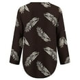 thumbnail image 4 of Pompotops Chemise Ample à Manches Longues pour Femmes avec Fermeture Éclair en Solde, 4 of 4