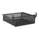 thumbnail image 2 of Cesta de almacenamiento invisible para debajo del cajón, caja de almacenamiento, accesorios de oficina, deslizante Negro M, 2 of 9