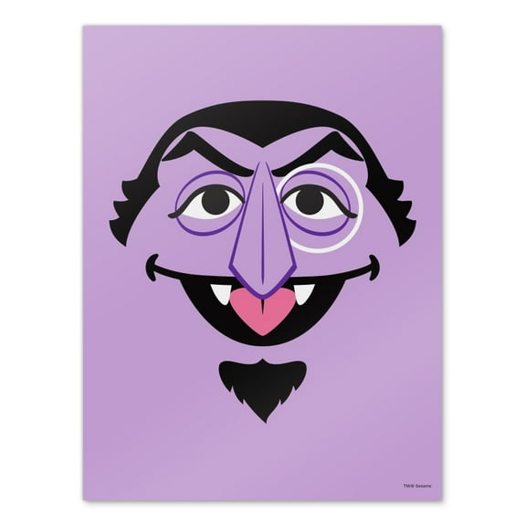 Sesame Street Count Face Home Business Office Sign