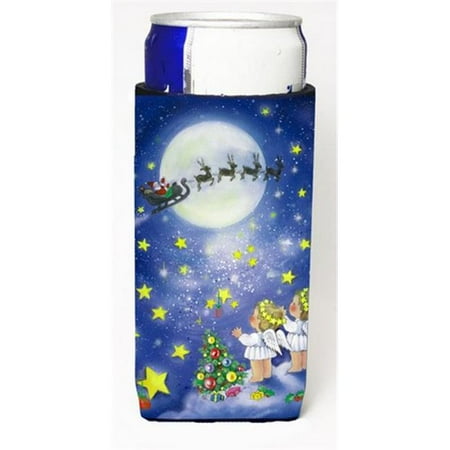 

Angels Watching Santa Claus Michelob Ultra Can coolers for Slim Cans