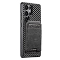 thumbnail image 5 of Funda para Samsung Galaxy S24 Ultra compatible con MagSafe, con textura de fibra de carbono, soporte giratorio y cubierta trasera de cuero., 5 of 5